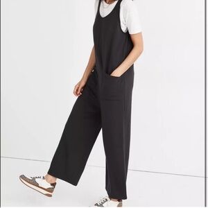 Madewell Superbrushed Pull On Jumpsuit S Black Coal NEW Without Tags Casual